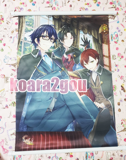 文豪とアルケミスト 太宰治 織田作之助 坂口安吾 掛け軸風 A1半裁