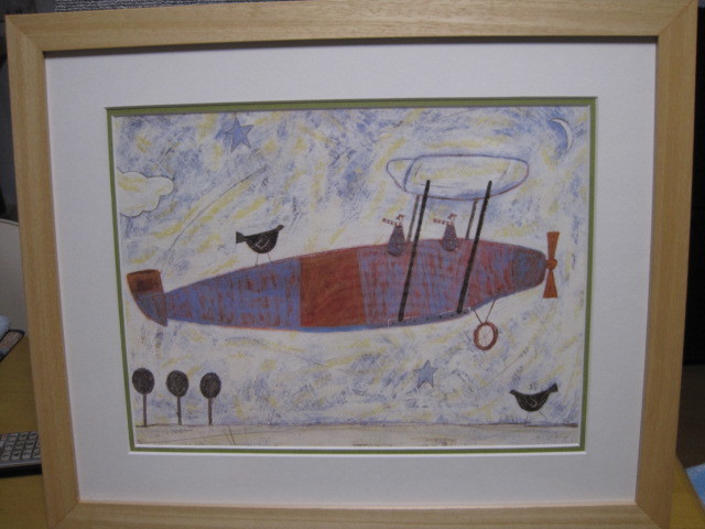 ポーラ・マッカードル シルクスクリーン画 （Family Outing） ポーラ・マッカードル （Paula McArdle）“Family Outing