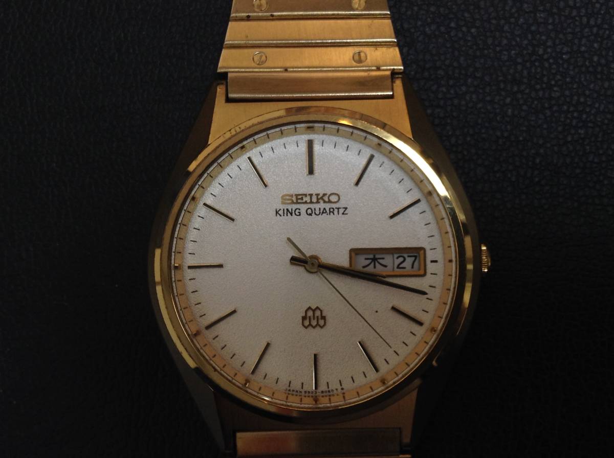 【新品電池/稼働】初期 セイコー キングクォーツ 9923-8060 腕時計 1537□ セイコー SEIKO キングクォーツ KING QUARTZ 9923-8060 メンズ