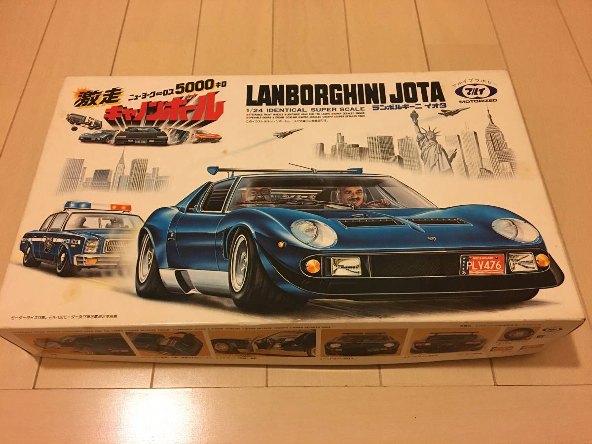 東京マルイ1/24 キャノンボール ランボルギーニイオタ｜プラモデル