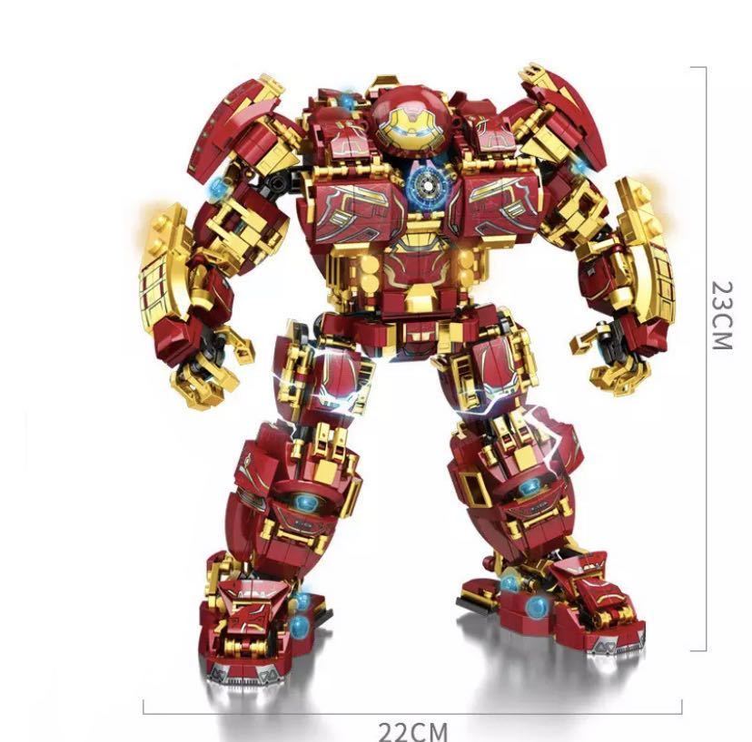 新品 レゴ互換 アイアンマン ハルクバスター 1450pcs ミニフィグ6体 トニー スターク アベンジャーズ ヒーローズ Marvel マーベル ブロック の落札情報詳細 ヤフオク落札価格情報 オークフリー スマートフォン版