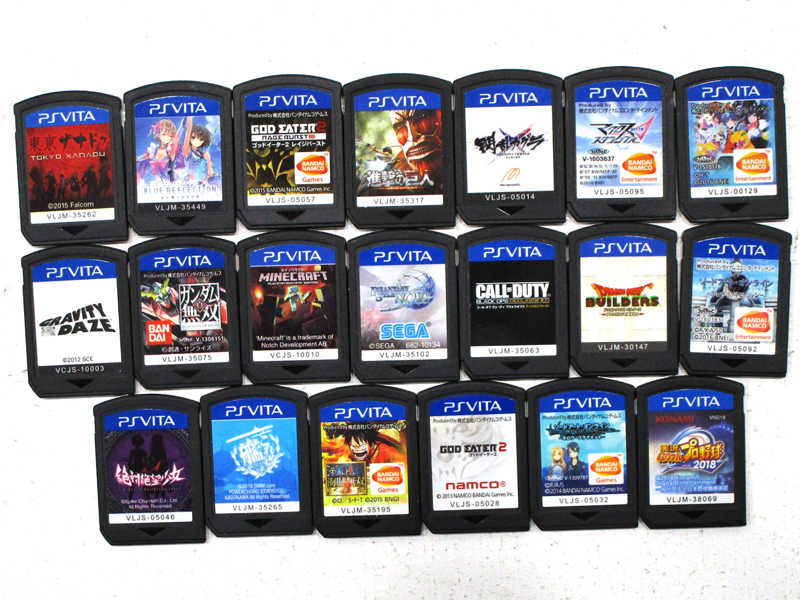 PSVITA まとめ 60本 （中古】PSVita ソフト 60本以上 まとめ