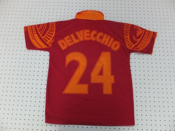 送料280円 Ina Assitalia Asローマ イタリア Delvecchio 背番号24 サッカー ユニフォーム 半袖シャツ S エンジオレンジ白 の落札情報詳細 ヤフオク落札価格情報 オークフリー