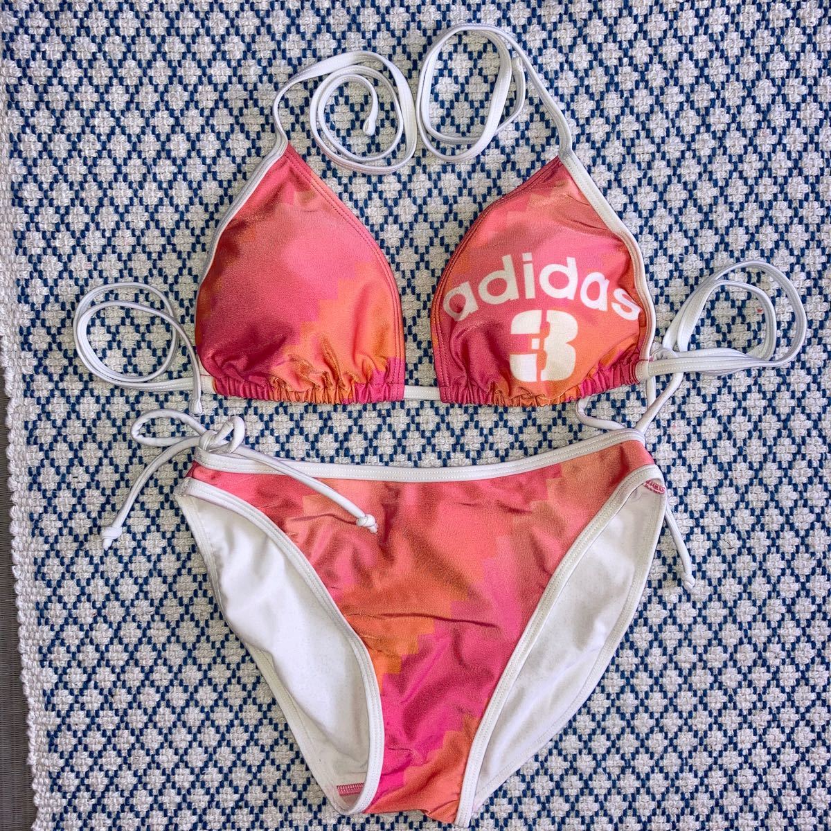 送料無料 アディダス Adidas 水着 ビキニ ビーチバレー ピンク の落札情報詳細 ヤフオク落札価格情報 オークフリー スマートフォン版