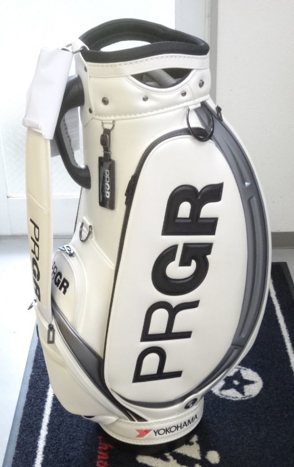【スポーツモデル】PRGR キャディバッグ ホワイト PRCB-252 新品】◇新モデル◇ PRGR キャディバッグ PRCB-212 ホワイト 9.0型