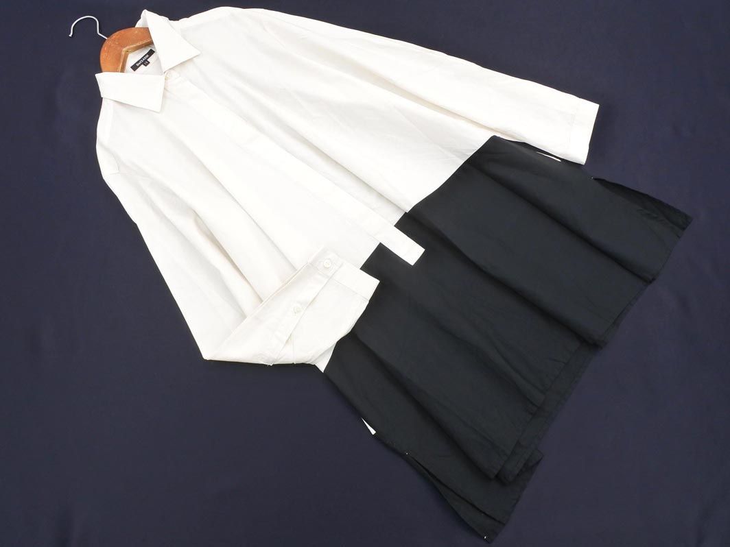 ネコポスok Doclasse ドゥクラッセ バイカラー チュニック ワンピース Size13 白ｘ黒 Ahb8 の落札情報詳細 ヤフオク落札価格情報 オークフリー スマートフォン版