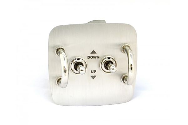 【送料無料】マツダ ロードスター NB 前期 ステンレスヘアライン ヴィンテージ パワーウインドウスイッチ NB6C NB8C Jass Performance ミラースイッチベース マツダ ロードスター ND用 ( アルミ