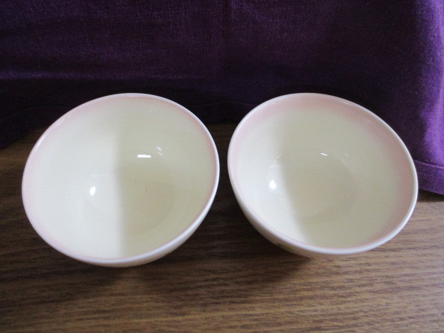 ☆イマン/ダイアナローズ和食器浪漫イマン湯呑2個セット/美品imane ☆イマン/ダイアナローズ和食器浪漫イマン湯呑2個セット/美品imane