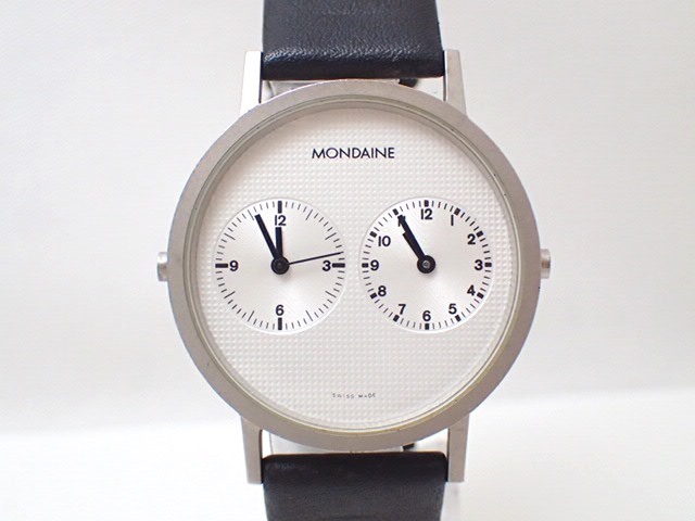 価格でベストの モンディーン MONDAINE SPORT I デュアルタイム 電池