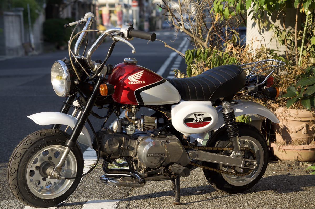 ホンダ純正6vゴリラタンク セラミックホワイトモンキーダックス