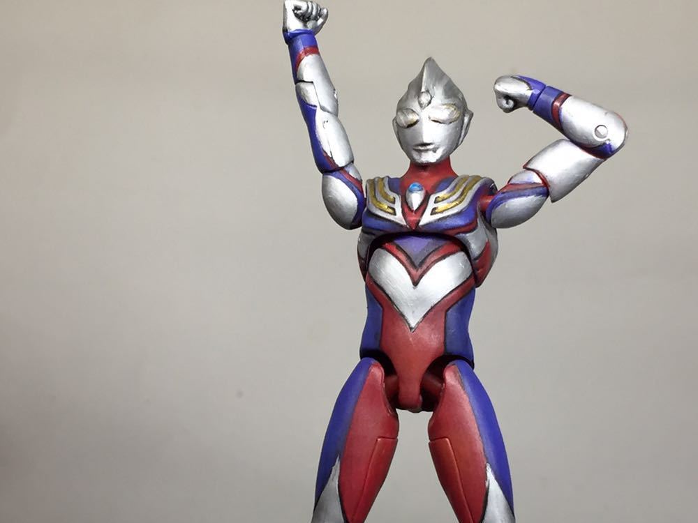 改造 リペイント 完成品 Shodo ウルトラマン ウルトラマンティガ 掌動 超動 の落札情報詳細 ヤフオク落札価格情報 オークフリー スマートフォン版