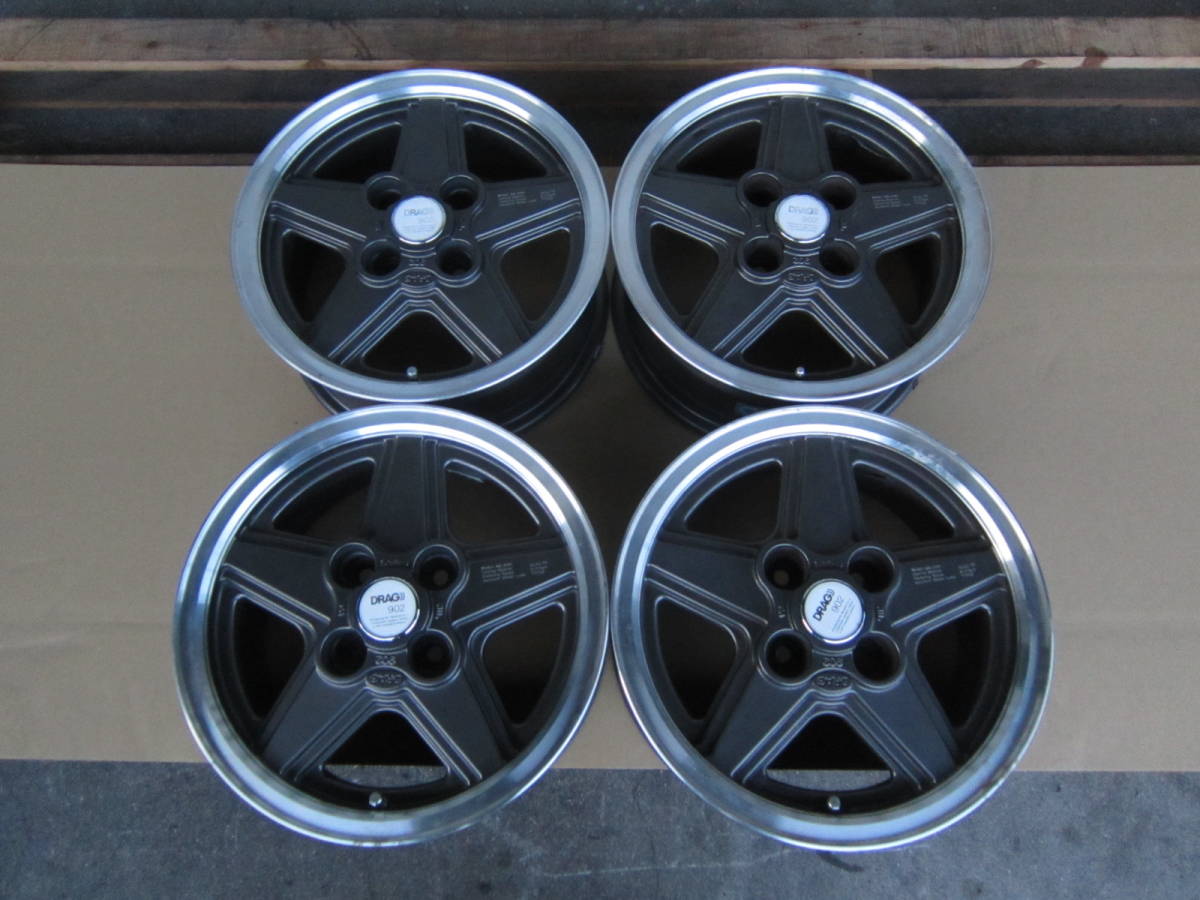 ☆DRAG 14インチ 6JJ +38 PCD100 x 4H Model AG-3141 DRAG 902