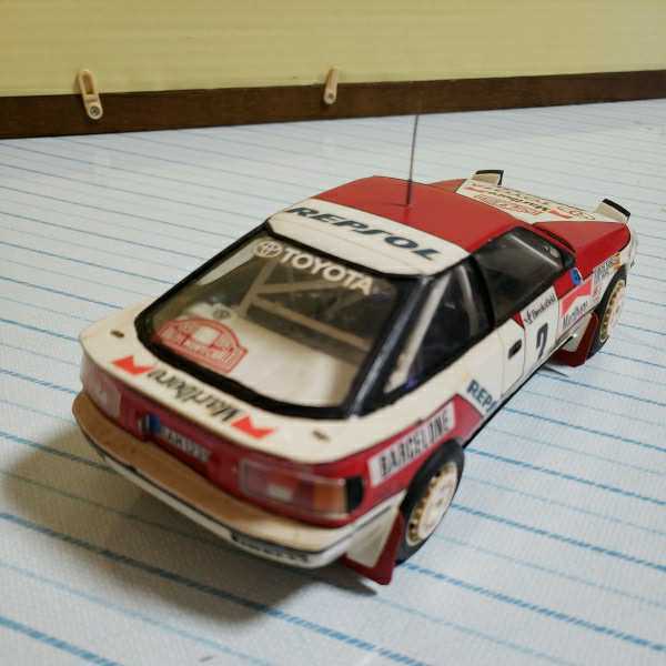 未販売車 旧キットタミヤ1 24改造165トヨタセリカgtfourとトヨタミノルタスープラで製作セリカgtfourモンテカルロラリー素人製作 完成品 の落札情報詳細 ヤフオク落札価格情報 オークフリー スマートフォン版
