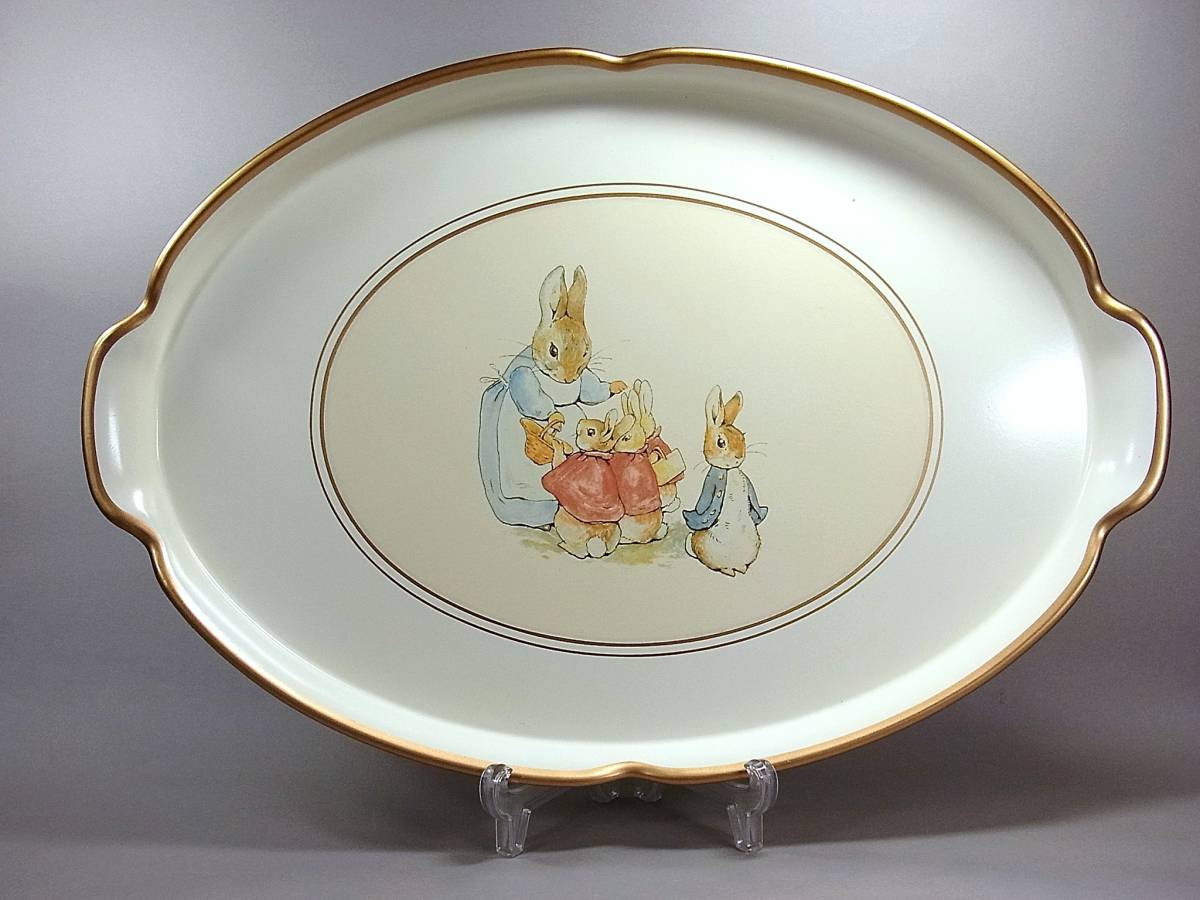 イギリス レディクレアlady Clare社 ピーターラビットトレイ お母さんとピーターと妹たち ビッグサイズ の落札情報詳細 ヤフオク落札価格情報 オークフリー スマートフォン版