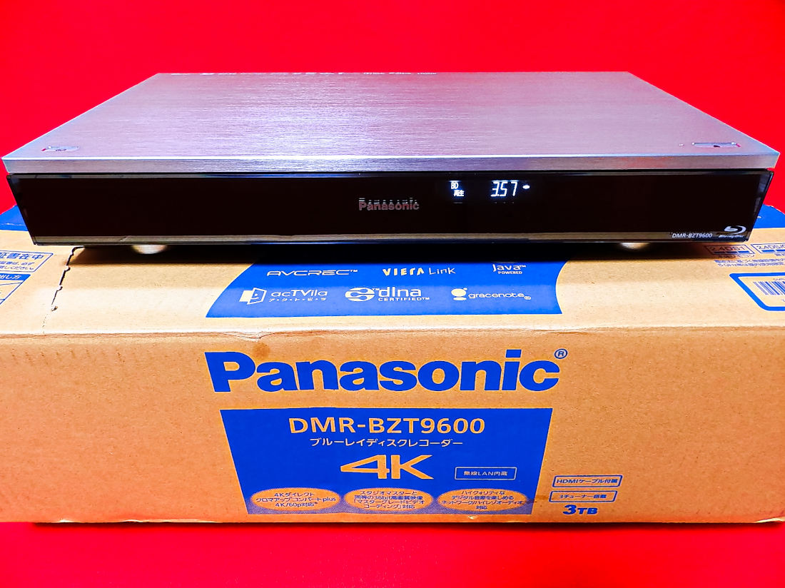 Panasonic ブルーレイディスクレコーダー DMR-BZT9600 概要 HDD搭載ハイビジョンブルーレイディスクレコーダー DMR