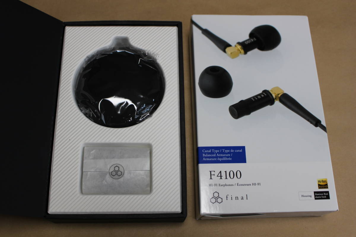 美品 Final F4100 イヤホン バランスドアーマチュア型 Mmcxリケーブル対応 の落札情報詳細 ヤフオク落札価格情報 オークフリー スマートフォン版