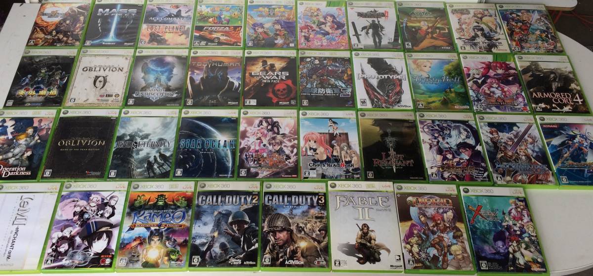 ⑤ 大量 ゲームソフト XBOX360 ゲームソフトセット ディスク テレビゲーム まとめての落札情報詳細 ヤフオク落札価格検索 オークフリー