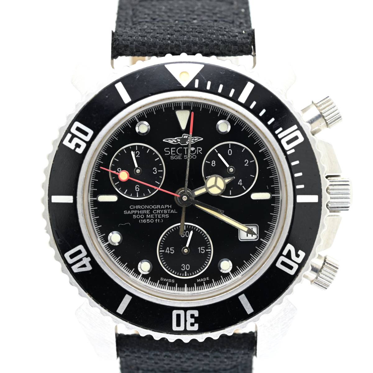 セクター SECTOR SGE500 ダイバーズクロノグラフ