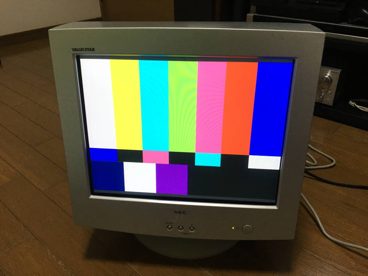 ☆送料無料・即決価格☆NEC製CRTディスプレイ「VALUESTAR DV15B2」動作