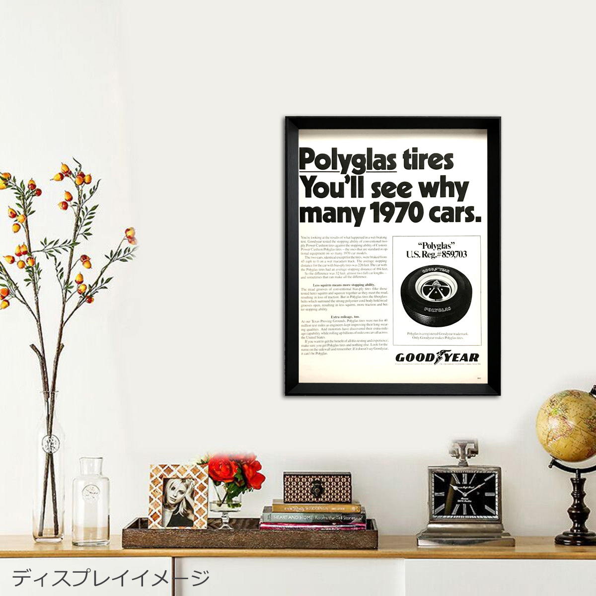 GOODYEAR グッドイヤー タイヤ 1970年代 アメリカ LIFE ビンテージ