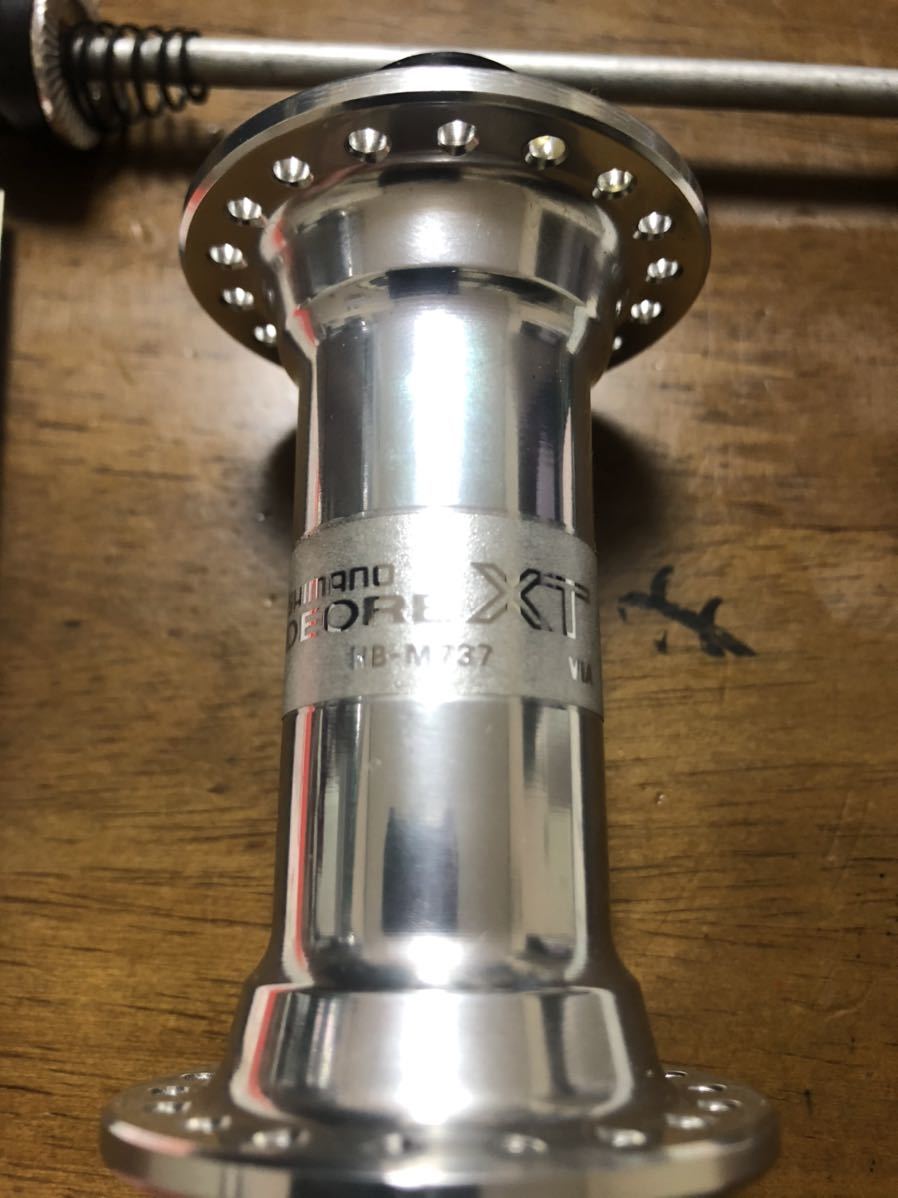 新品】シマノ SHIMANO DEORE XT HB-M737 36H フロントハブ 新品