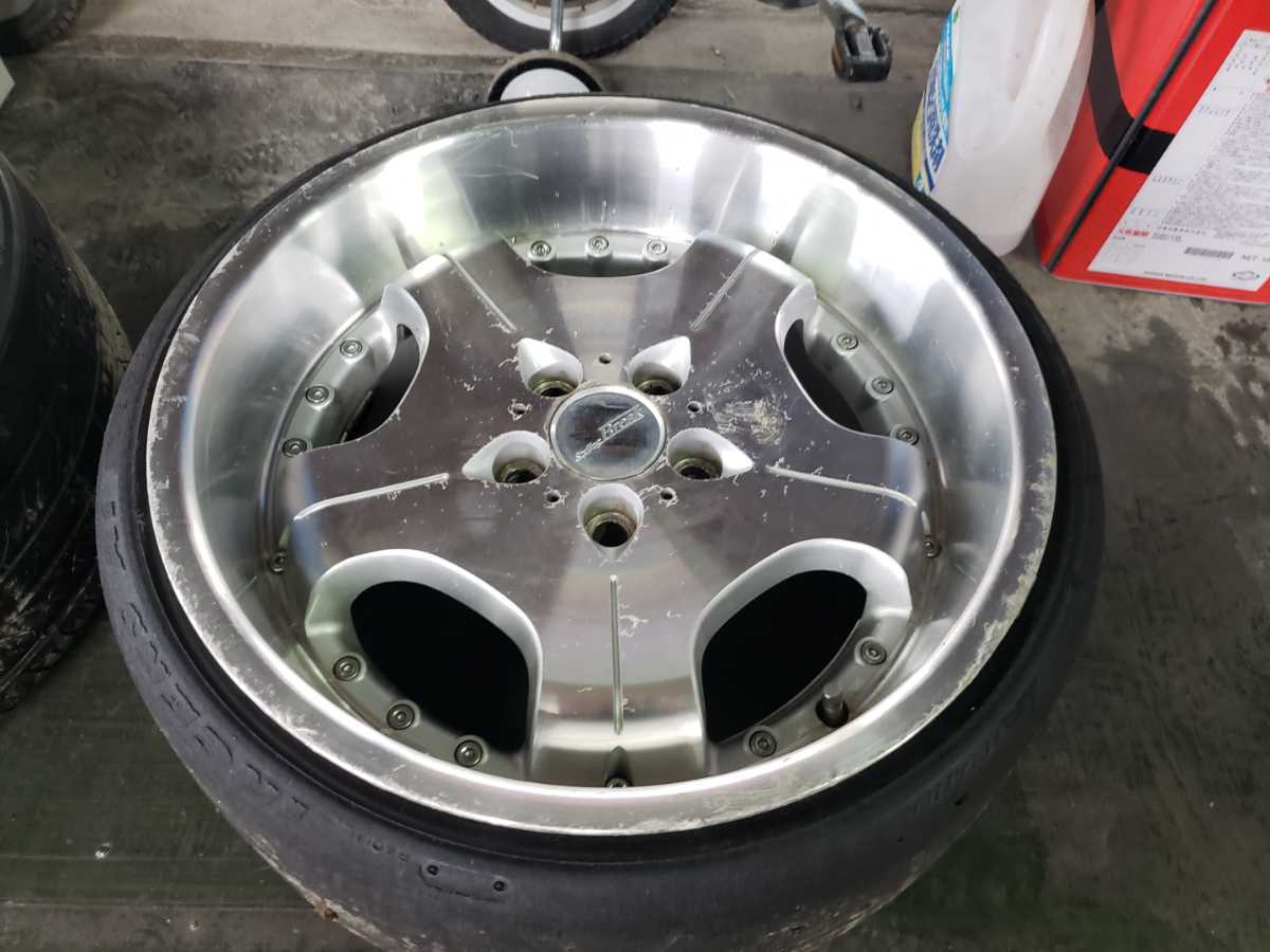 ドリケツに！？深リム！18インチ9.5J！ディッシュ激安！2本！の落札  