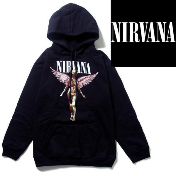 新品 新品 ロックパーカー Nirvana ニルヴァーナ 細身の天使 ロックファッション バンド パンク メタル メンズ レディース 黒色 Apw030 Mサイズ の落札情報詳細 ヤフオク落札価格情報 オークフリー スマートフォン版