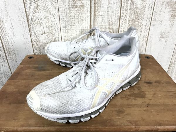 S528 Asics Gel Quantum 360 Knit アシックス スニーカー ランニングシューズ 白 27 5cm の落札情報詳細 ヤフオク落札価格情報 オークフリー スマートフォン版