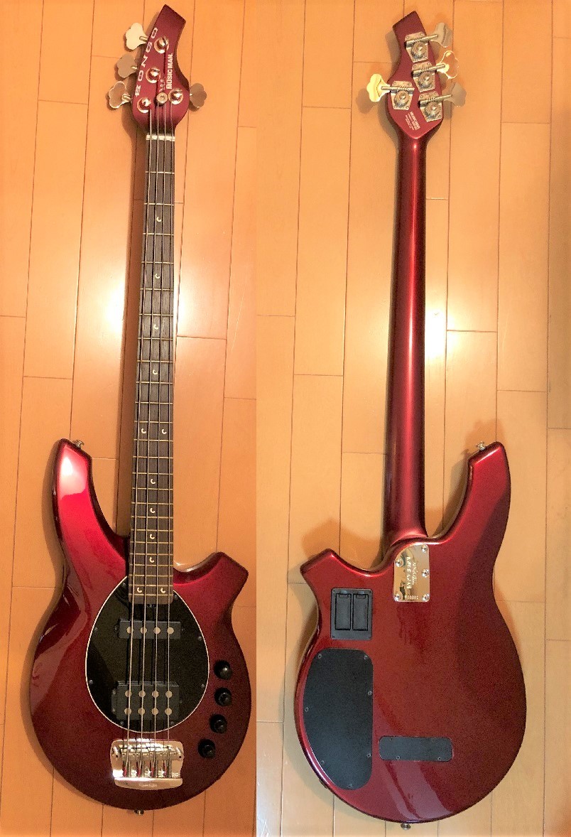 Musicman BONGO 4 SH+Piezo 激改造品・中古美品 の落札情報詳細 