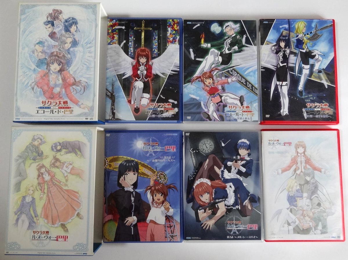 DVD BOX サクラ大戦 　エコール・ド・巴里 ル・ヌーヴォー・巴里　全巻 DVD BOX サクラ大戦 エコール・ド・巴里 ル・ヌーヴォー・巴里全巻