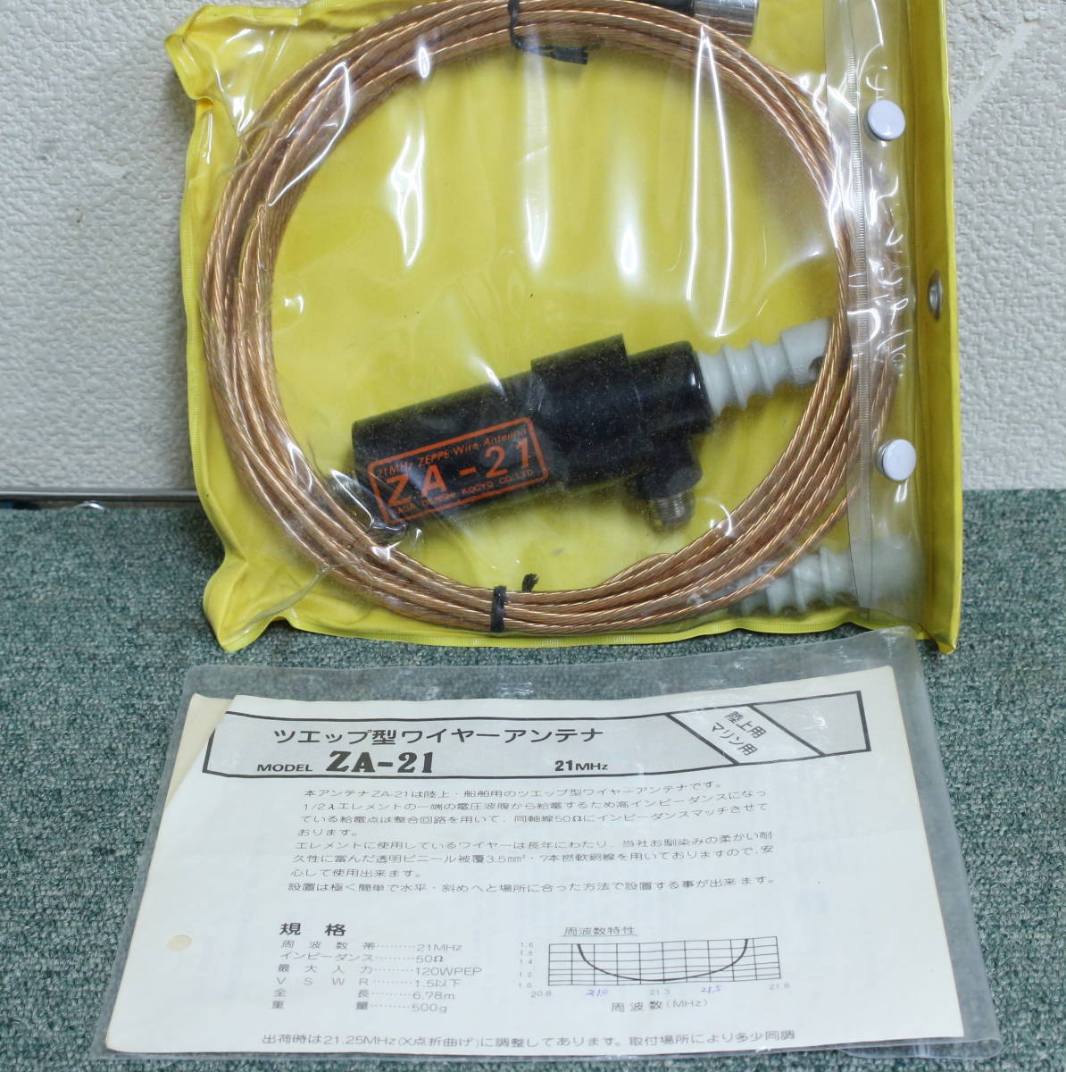 サガ電子7/21M ツェップアンテナZA-721H