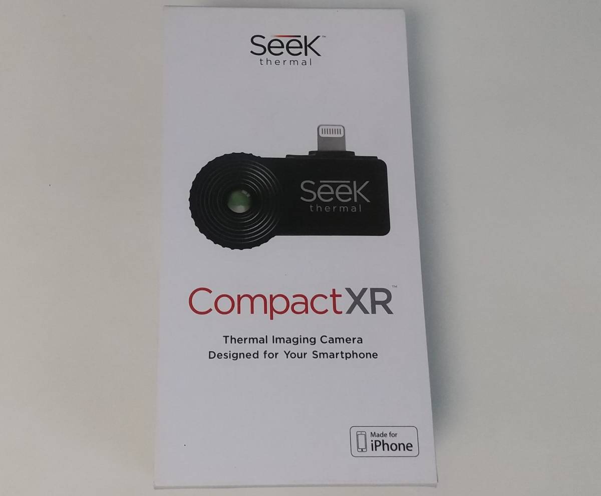 Seek Thermal Compact Xr シークサーマル Iphone用 Lt a フォーカス機能付き 赤外線サーモグラフィカメラ サーマル カメラ の落札情報詳細 ヤフオク落札価格情報 オークフリー スマートフォン版