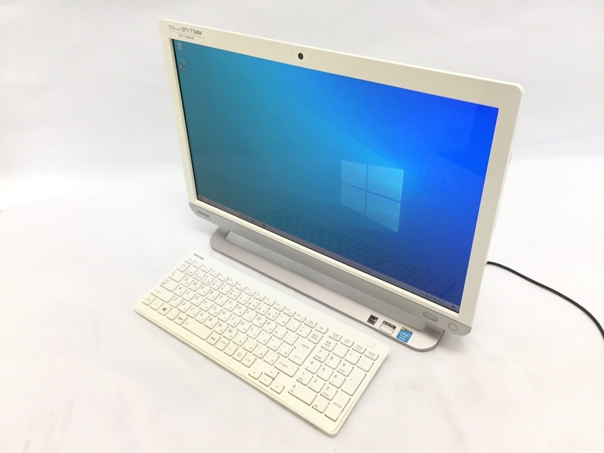 東芝 Toshiba Regza 一体型pc 21 5型 Celeron 2950m 2 00ghz 4gb 2tb デスクトップpc D71 T3mw Pd71 T3msxw 1円 n の落札情報詳細 ヤフオク落札価格情報 オークフリー スマートフォン版