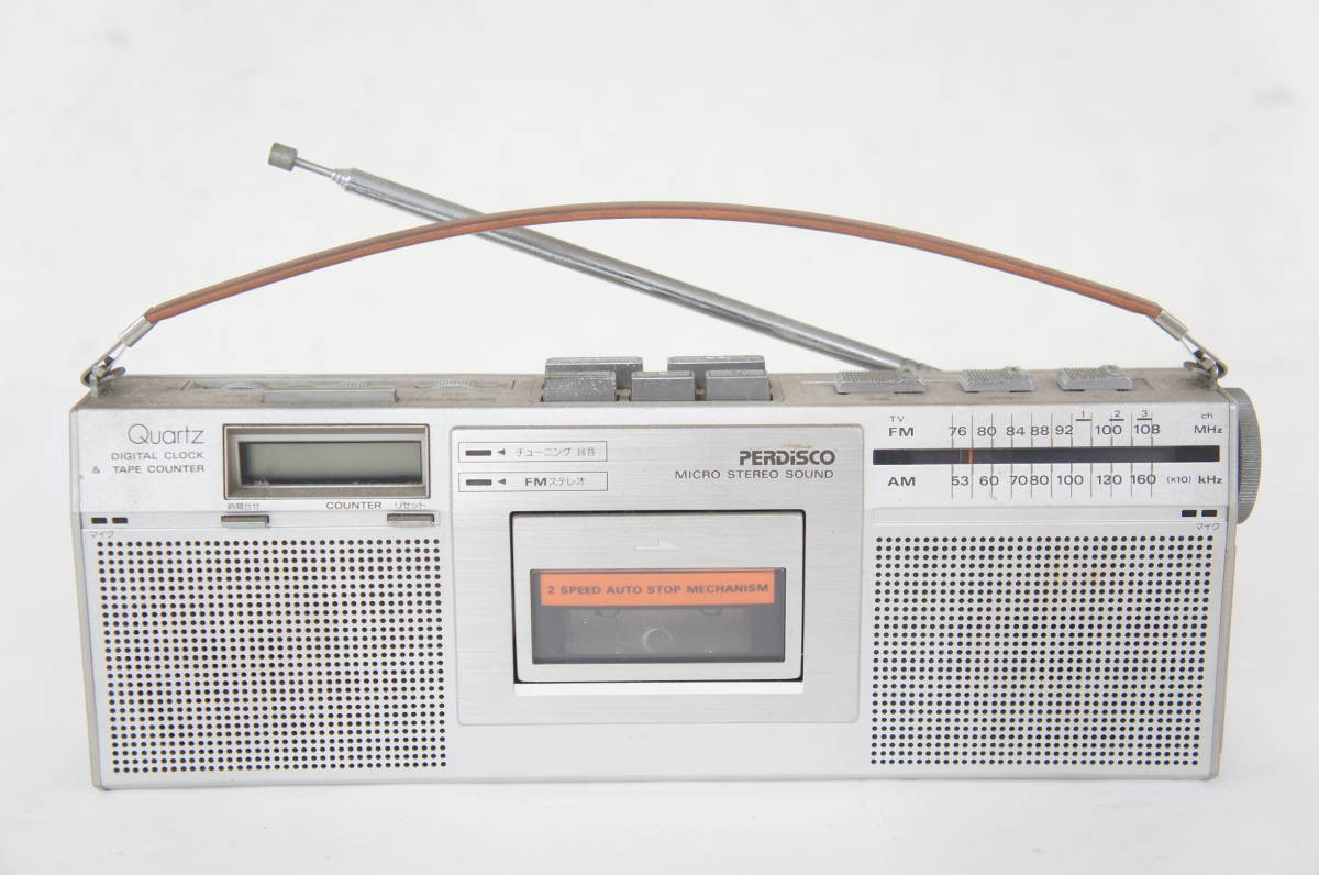 ジャンク品 日立 FM/AM ステレオカセットレコーダー TRK-4600M 【公式