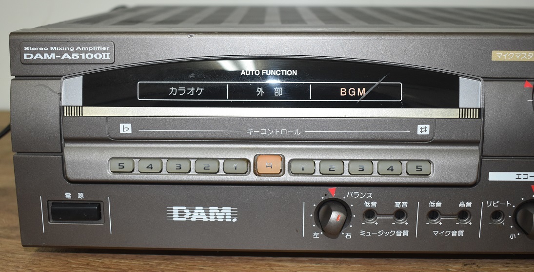 カラオケアンプ　DAM A5100 DAM カラオケアンプ ミキシングアンプ DAM-A5100Ⅱ 第一興商