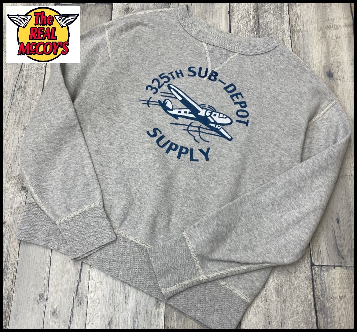 THE REAL McCOYS ザリアルマッコイズ MILITARY SWEAT 325TH SUB DEPOT 