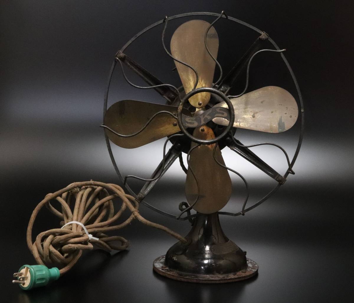 H 昭和レトロ 精工舎 SEIKOSHA SKS Alternating Current Motor 扇風機