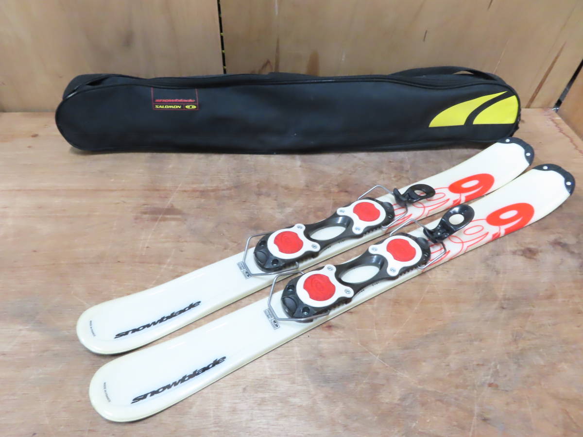 サロモン Salomon スノーブレード Snow Blade 99 9 ショートスキー ファンスキー 収納ケース付き の落札情報詳細 ヤフオク落札価格情報 オークフリー スマートフォン版