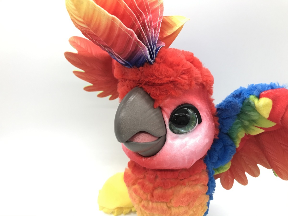 やや美品】動作品 ファーリアル ロッカトゥ オウム ショーバード 歌う