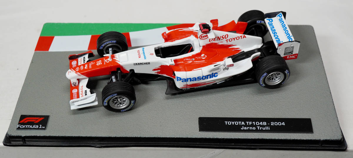 TOYOTA TF104B 2004 Jarno Trulli ミニカー TOYOTA TF104B Jarno Trulli 2004 - 1:43 MODEL CAR F1 DIECAST
