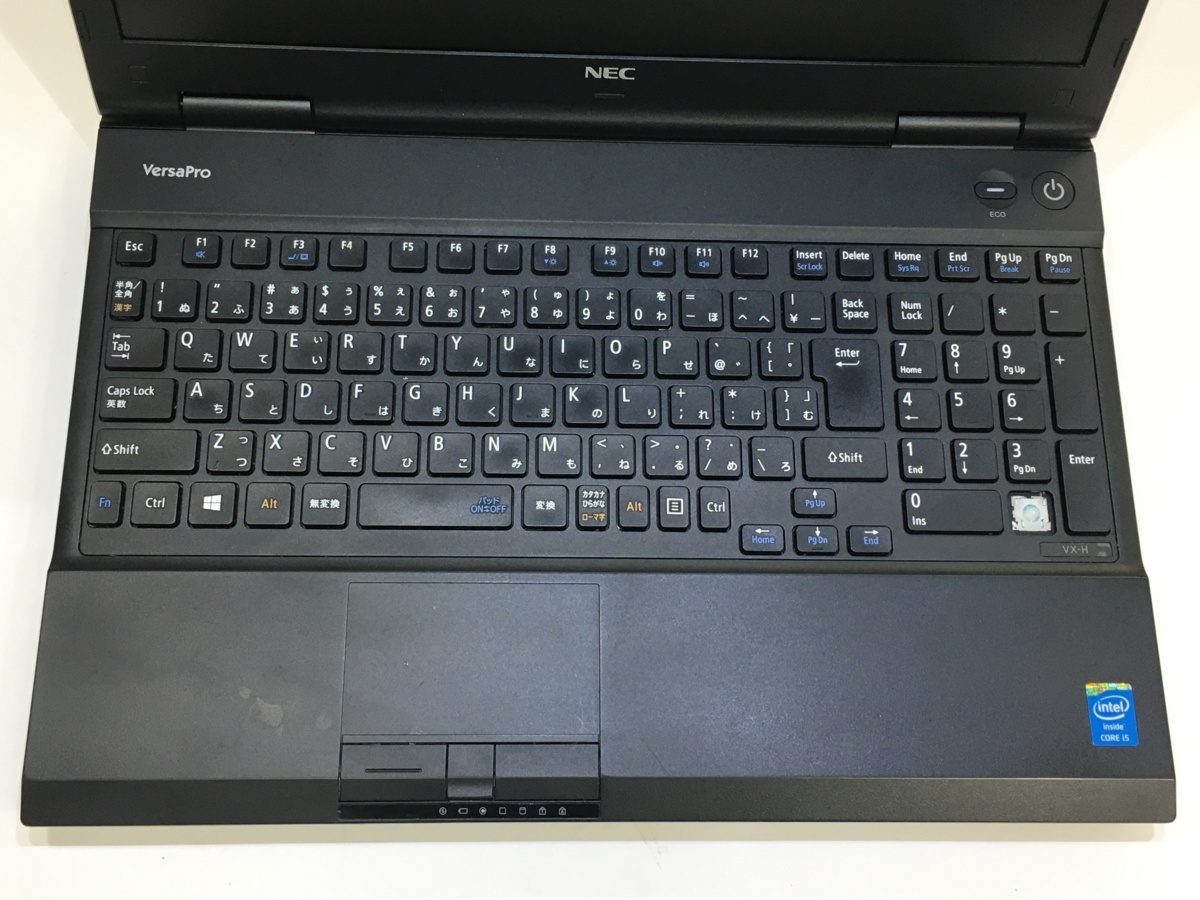1円スタート Nec Versapro Vk25tx H 型番 Pc Vk25txzch クリーニング無し ジャンク品 の落札情報詳細 ヤフオク落札価格情報 オークフリー スマートフォン版