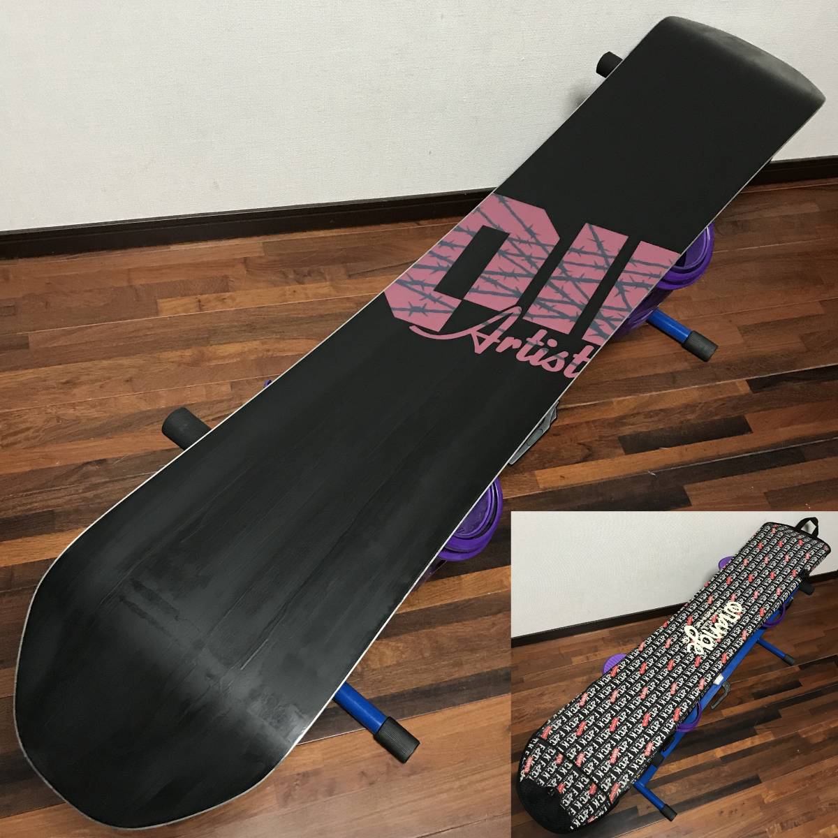 011Artistic フラットキング スノーボードセット FLUX バイン 011