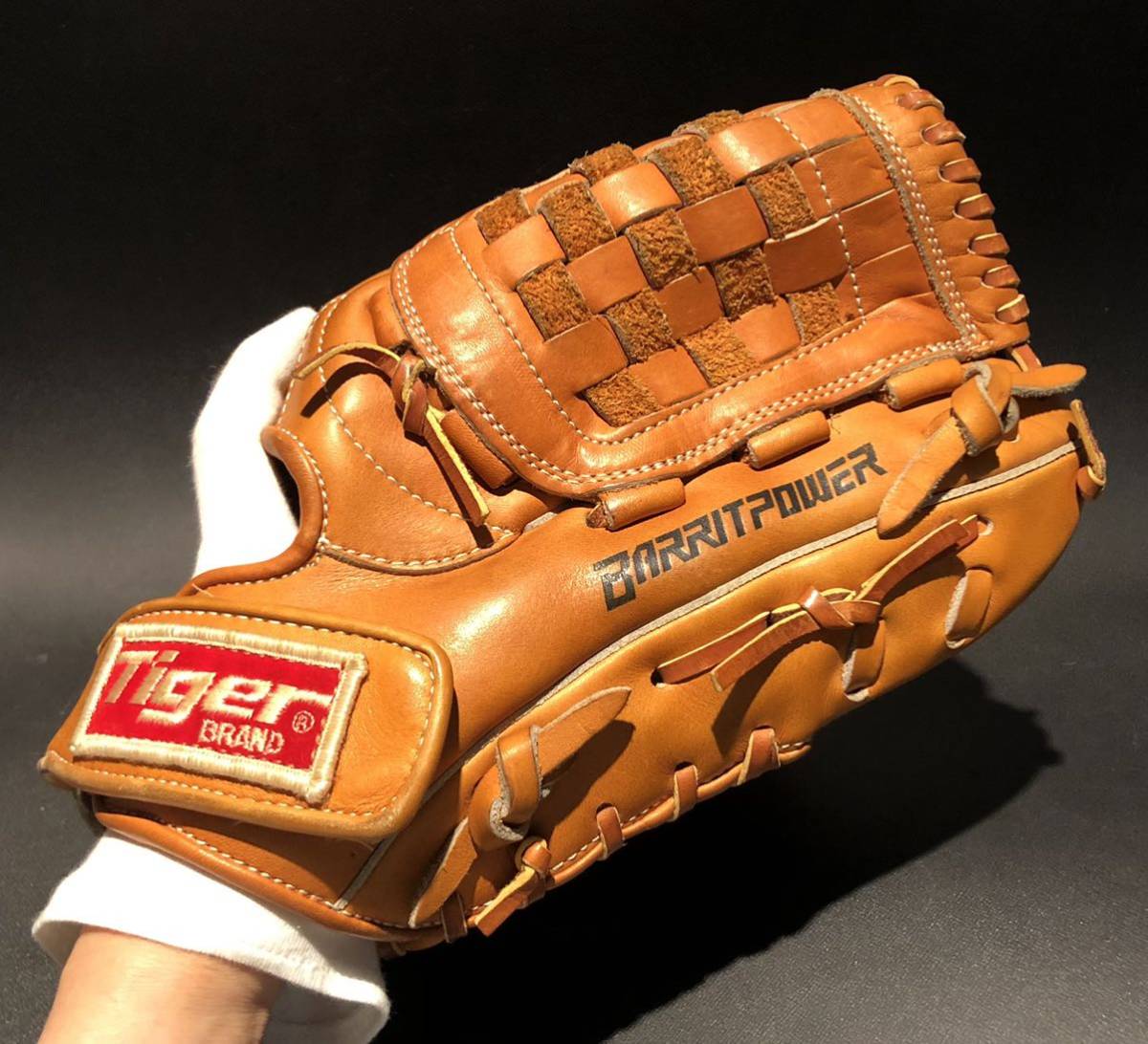 TIGER - ビンテージ 美津和タイガー 掛布モデル G-31PRO 内野用 グローブ 昭和 ビンテージ 美津和タイガー 掛布モデル G-31PRO 内野用 グローブ