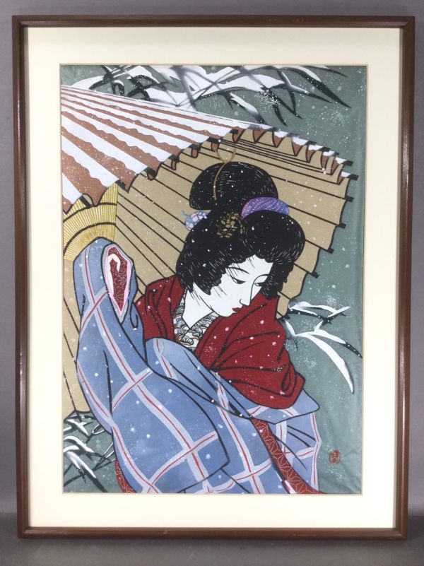 レオノール・フィニ(Leonor Fini)うろたえる女(美人画)エッチング(銅