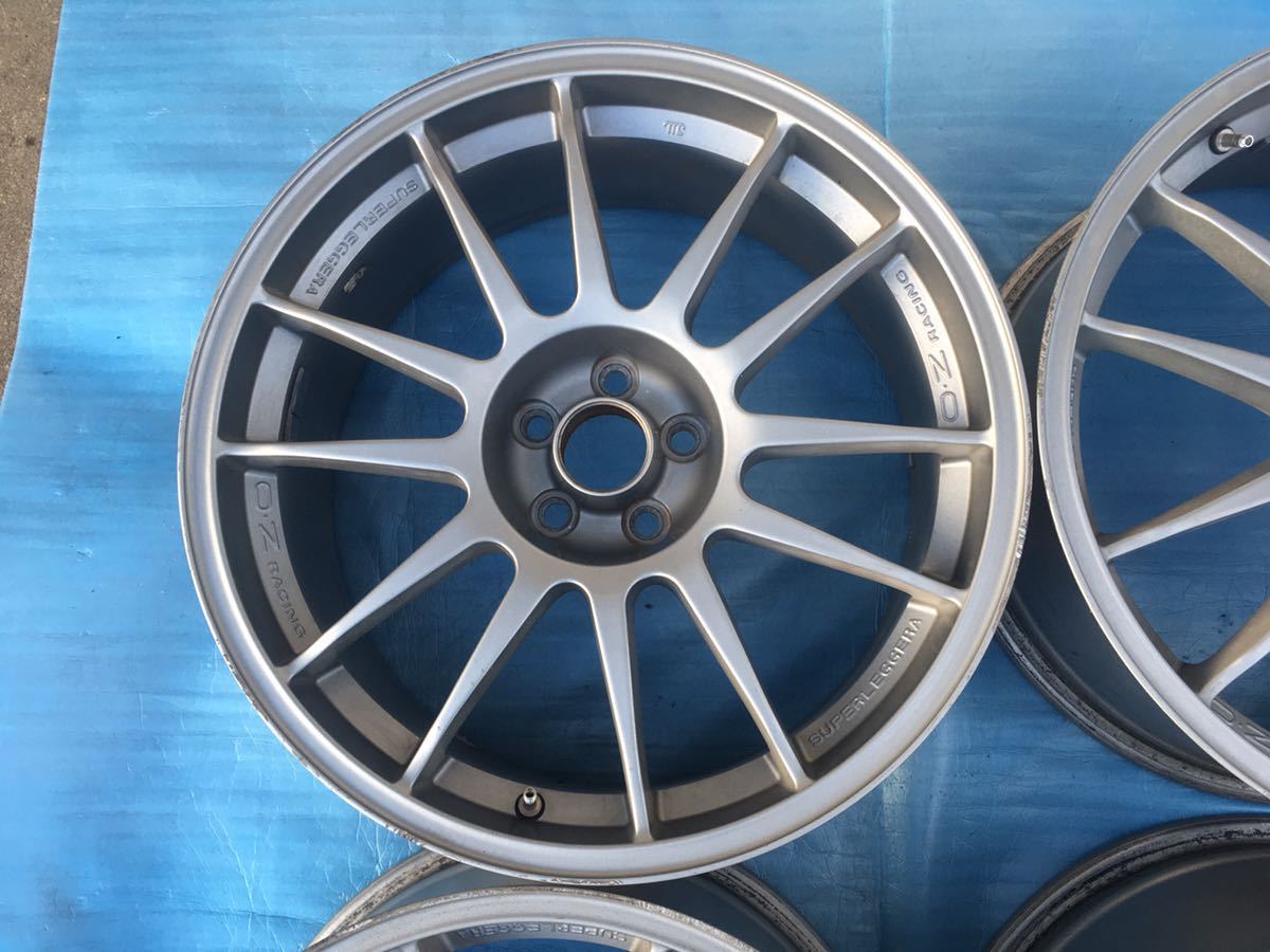 軽量 OZ スーパーレッジェーラ 18インチ 8J +35 5穴/PCD100 ホイール4