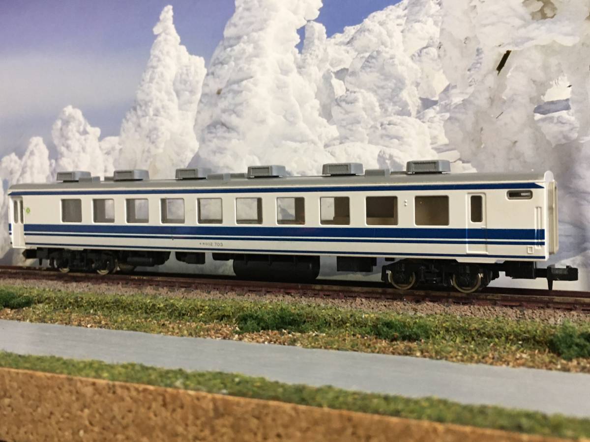 A189) TOMIX ユーロライナー オロ12-703 12系客車 カートレイン名古屋