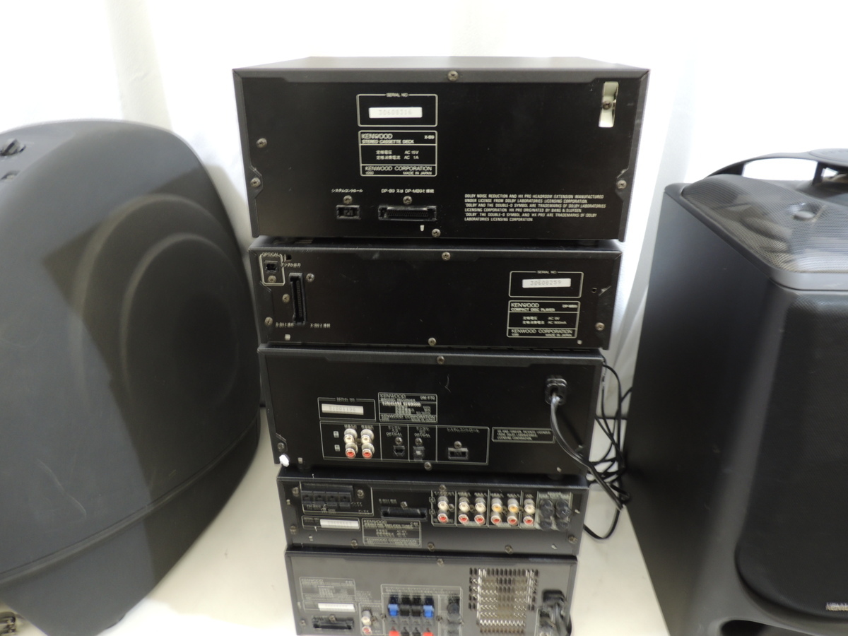 □中古☆KENWOOD ALLORA XG7M DM-F70 SW-07 システムコンポ