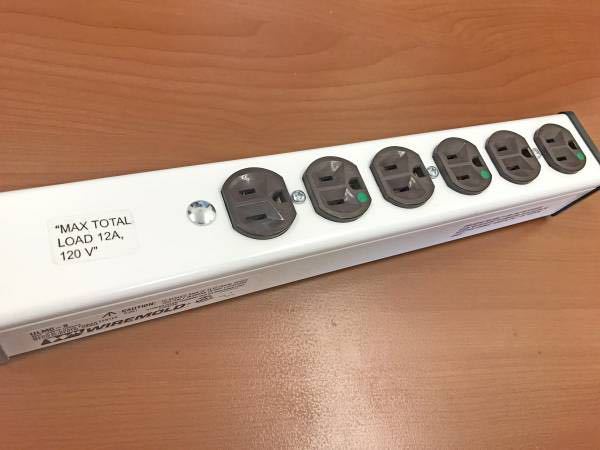 医療用電源タップ➕電源ケーブル 4口 マリンコ HOSPITAL GRADE