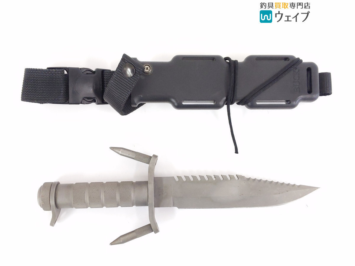 BUCK バックマスター 184 初期型 サバイバルナイフ ケース付きの落札 
