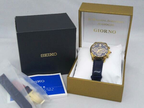 箱付 SEIKO セイコー SPIRIT ×JOJO ジョジョの奇妙な冒険 ジョルノ
